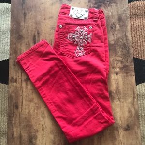 Red MissMe Skinny Jeans